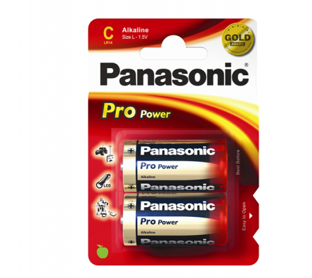 Mezzatorcia C ProPower LR14 - blister 2 pezzi - Panasonic - C100014 - 5410853038917 - DMwebShop