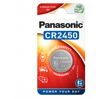 Blister Micropila CR2450 - litio - Panasonic - C302450 - 5410853014355 - DMwebShop