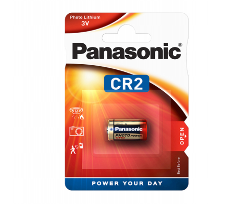 Micropila CR2 Photo - litio - blister 1 pezzo - Panasonic - C300002 - 5025232016082 - DMwebShop