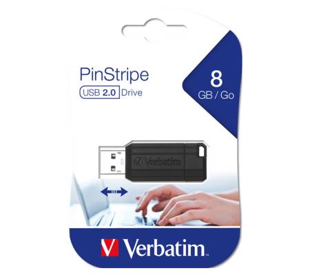 Memoria Usb - Store'N'Go - Nero - 8 Gb - Verbatim - 49062 - 23942490623 - DMwebShop