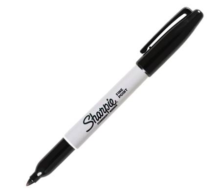 Marcatore permanente - punta fine - 1 mm - nero - conf. 12 pezzi - Sharpie - S0810930 - 3501170818305 - DMwebShop