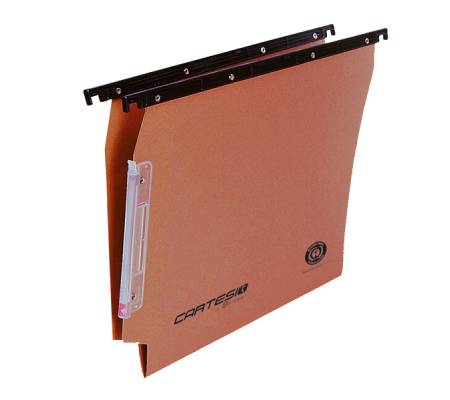 Cartella sospesa Cartesio - armadio - interasse 33 cm - fondo V - 33 x 28 cm - arancio - conf. 50 pezzi - Bertesi - 114FBETA-B2 - 8058983260890 - DMwebShop