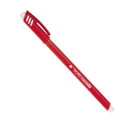 Penna a sfera cancellabile Cancellik - punta 1 mm - rosso - conf. 12 pezzi - Tratto - 826102 - 8000825826023 - DMwebShop