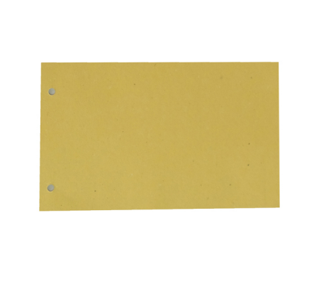 Separatori cartoncino Manilla - 200 gr - 12,5 x 23 cm - giallo - conf. 200 pezzi - Cart. Garda