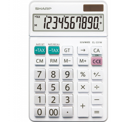 Calcolatrice da tavolo - Sharp - EL331WB - 4974019915395 - DMwebShop