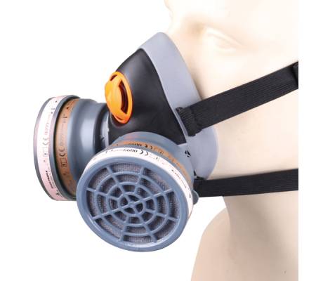 Semimaschera M6400 Spray Kit - 2 filtri A2 e 2 filtri P3 - Deltaplus - M6400EA2P3R - 3295249305932 - DMwebShop