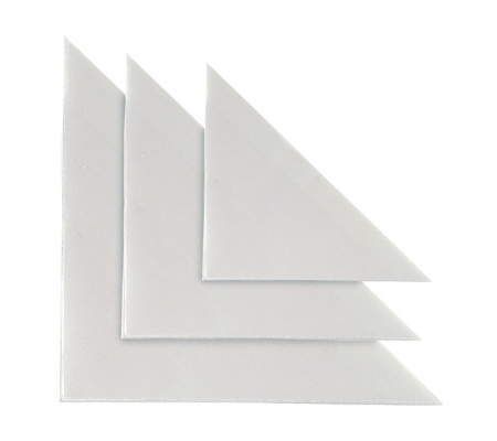 Busta autoadesiva TR 10 triangolare PVC - 10 x 10 cm - trasparente - conf. 10 pezzi - Sei Rota 318123