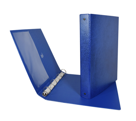 Raccoglitore Stelvio - 4 anelli tondi 25 mm - dorso 3 cm - 22 x 30 cm - blu - Sei Rota 36254407