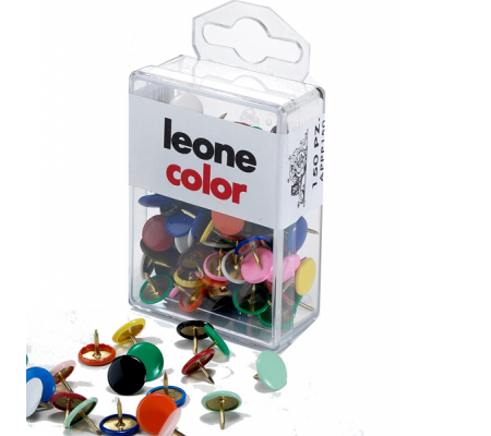 Scatola 150 Puntine Colorate Assortite Color 20 - Leone Dell'era - APPP150 - DMwebShop