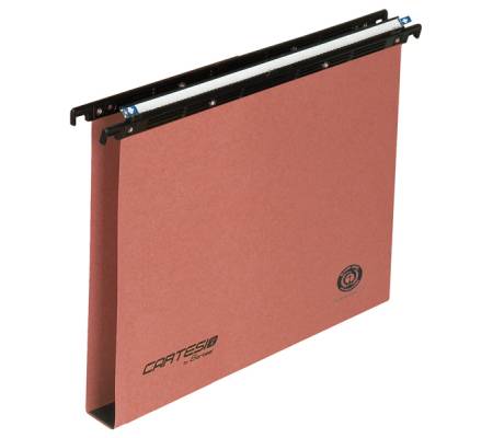 Cartella sospesa Cartesio - cassetto - interasse 38 cm - fondo U 3 cm - 36 x 25 cm - arancio - conf. 50 pezzi - Bertesi - 100/380 3-B2 - 45682A - DMwebShop