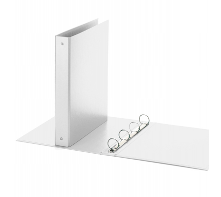 Raccoglitore Europa - 4 anelli tondi 30 mm - dorso 4 cm - 22 x 30 cm - bianco - Favorit 400051158