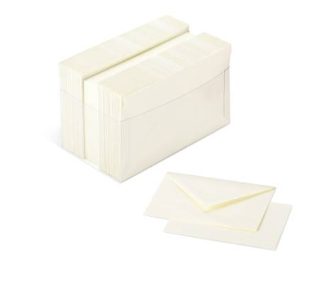 Scatola 100 cartoncini - 200 gr + 100 buste 90 gr - avorio - formato 4 - Favini - A57Q141 - 8007057745115 - DMwebShop