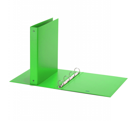 Raccoglitore Europa Neon - 4 anelli tondi 30 mm - dorso 4 cm - f.to utile 22 x 30 cm - verde neon - Favorit - 400052716 - DMwebShop