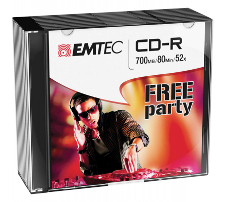 CD-R - 80min - 700mb - Emtec - ECOC801052SL - 3126170114464 - DMwebShop