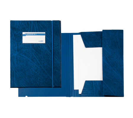 Cartellina 3 lembi Archivio 3L F - con elastico - colpan - 25 x 35 cm - blu - Sei Rota - 67300107 - 8004972010724 - DMwebShop