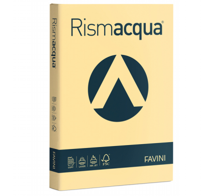 Carta Rismacqua - A4 - 140 gr - camoscio 02 - conf. 200 fogli - Favini - A65R204 - 8007057613346 - DMwebShop