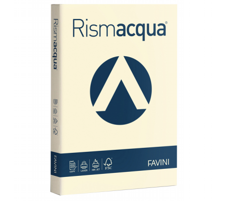 Carta Rismacqua - A3 - 200 gr - avorio 110 - conf. 125 fogli - Favini - A67Q113 - 8007057611786 - DMwebShop