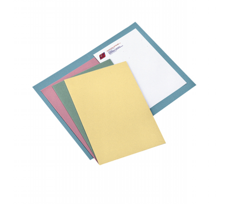 Cartelline semplici senza stampa cartoncino Manilla - 145 gr - 25 x 34 cm - rosso - conf. 100 pezzi - Cart. Garda - CG0113MFXXXAK02 - DMwebShop
