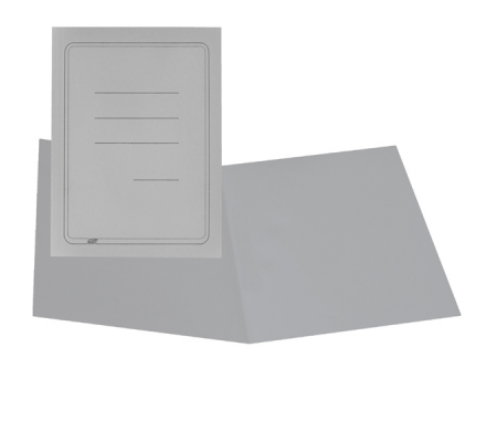 Cartelline semplici con stampa cartoncino Manilla - 145 gr - 25 x 34 cm - grigio - conf. 100 pezzi - Cart. Garda - CG0113MFSXXAK09 - 8001182008862 - DMwebShop