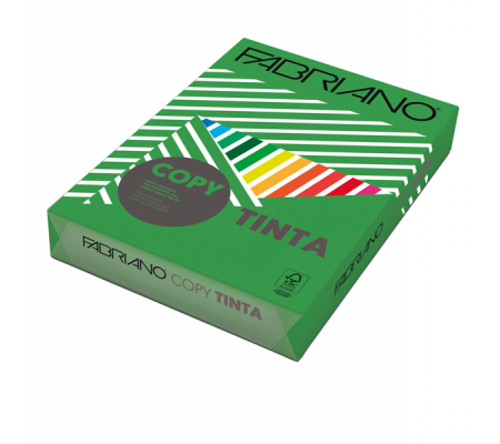 Carta Copy Tinta - A4 - 80 gr - colori forti verde - conf. 500 fogli - Fabriano - 60121297 - 8001348133179 - DMwebShop