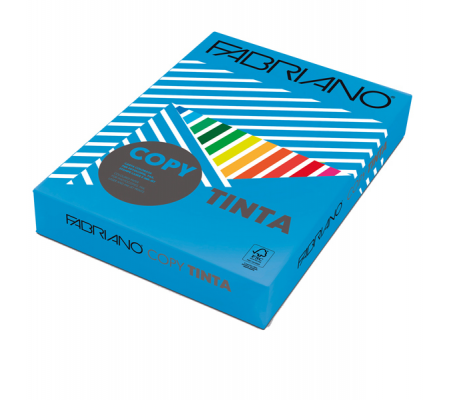 Carta Copy Tinta - A4 - 80 gr - colori forti azzurro - conf. 500 fogli - Fabriano - 60321297 - 8001348133995 - DMwebShop