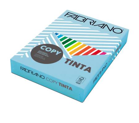 Carta Copy Tinta - A4 - 80 gr - colori forti cielo - conf. 500 fogli - Fabriano - 76221297 - 8001348234135 - DMwebShop