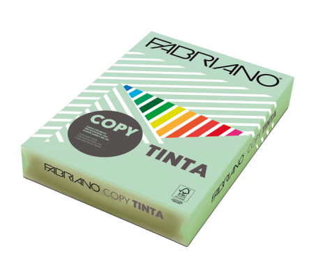 Carta Copy Tinta - A4 - 80 gr - colore tenue acquamarina - conf. 500 fogli - Fabriano - 61221297 - 8001348133285 - DMwebShop