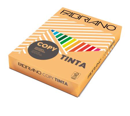 Carta Copy Tinta - A4 - 80 gr - colore tenue albicocca - conf. 500 fogli - Fabriano - 75221297 - 8001348234036 - DMwebShop