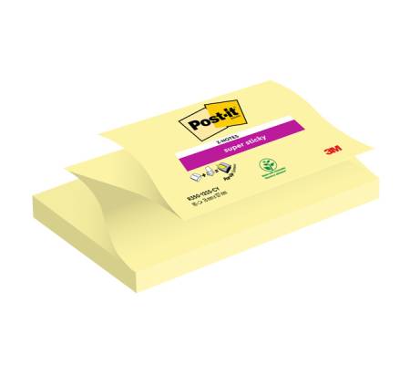 Blocco Super Sticky Z Notes - giallo Canary - 76 x 127 mm - 90 fogli - conf. 12 pezzi - Post-it - 7100290171 - 4064035065829 - DMwebShop