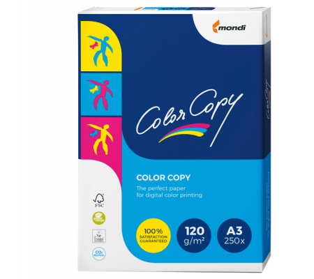 Carta Color Copy - A3 - 120 gr - bianco - conf. 250 fogli - Mondi - 6332 - 9003974443768 - DMwebShop