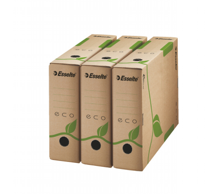 Scatola archivio EcoBox - dorso 8 cm - 32,7 x 23,3 cm - Esselte 623916