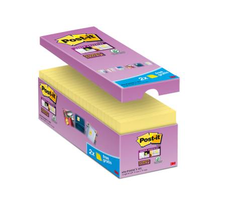 Blocco foglietti Super Sticky giallo Canary - 76 x 76 mm - 90 fogli - conf. 16 blocchi - Post-it - 7100235021 - 51141381008 - DMwebShop