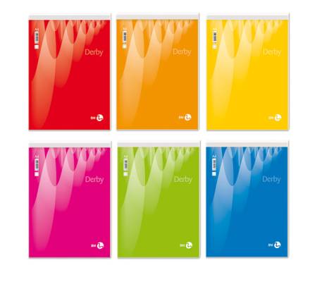Blocco note Derby - bianco - 210 x 297 mm - 60 gr - 70 fogli - conf. 10 pezzi - BM - 0100024 - 8008234000249 - DMwebShop