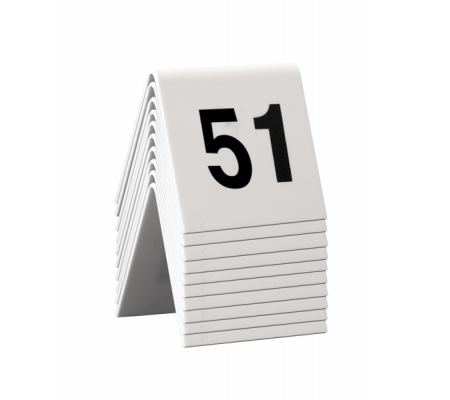 Numeri per tavoli - set da 51 a 60 - Securit - TN-51-60 - 8718226498168 - DMwebShop