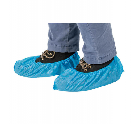Sovrascarpe monouso - in CPE - tg. unica - conf. 100 pezzi - No Brand - 00035.2 - DMwebShop