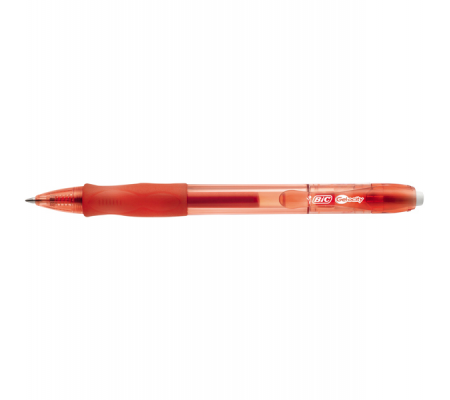 Penna gel a sfera a scatto Gelocity - punta 0,7 mm - rosso - conf. 12 pezzi - Bic - 829159 - 3086126600673 - DMwebShop
