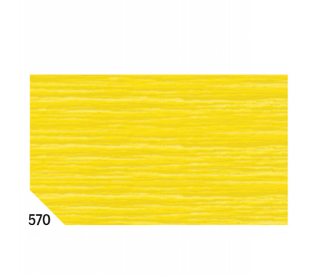 Carta crespa - 50 x 250 cm - 48 gr/m2 - giallo 570 - conf. 10 rotoli - Rex Sadoch - REX 570 - DMwebShop