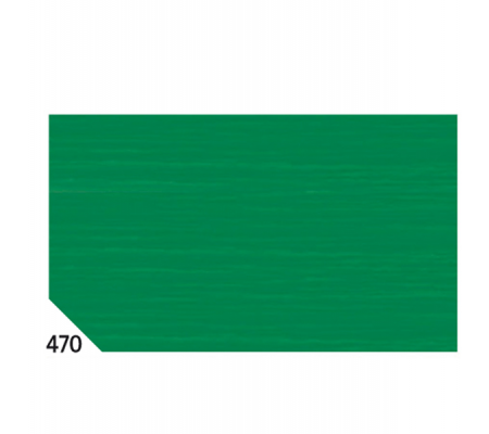 Carta crespa - 50 x 250 cm - 48 gr/m2 - verde bandiera 470 - conf. 10 rotoli - Rex Sadoch - REX 470 - 8006715065107 - DMwebShop
