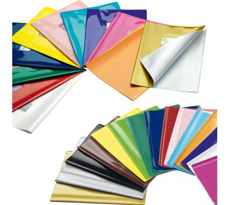 Coprimaxi laccato - 21 x 30 cm - PVC - nero - tasca con alette - conf. 25 pezzi - Colorosa - 36718033 - 8004428718334 - DMwebShop