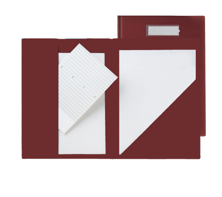 Portablocco con tasche Compla 71 - rosso - 23 x 33 cm - Sei Rota - 28007111 - DMwebShop