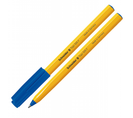 Penna a sfera - con cappuccio - Tops 505 - punta 0,5 mm - blu - Schneider - P150503 - 4004675004567 - DMwebShop