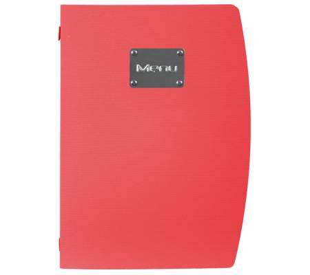 Portamenu' Rio - A4 - 24 x 34 cm - rosso - 1 inserto doppio incluso - Securit - MC-RCA4-RD - 8718226497512 - DMwebShop