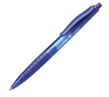 Penna a sfera a scatto Suprimo - tratto medio - blu - conf. 20 pezzi - Schneider - P135603 - 4004675093653 - DMwebShop