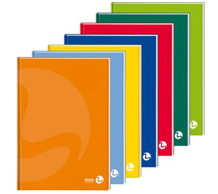 MaxiQuaderno Color 80 - A4 - quadretto 4 mm - 96 fogli - 80 gr - cartonato - Colori Assortiti - conf. 5 pezzi - BM - 0105363 - 8008234053634 - DMwebShop