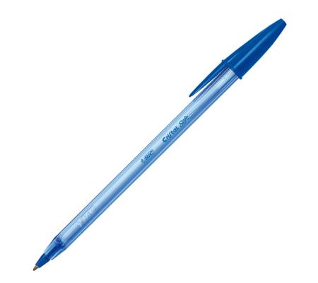 Penna a sfera con cappuccio Cristal Soft punta 1,2mm blu Bic 951434 - 9920
