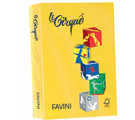 Carta Le Cirque - A4 - 160 gr - giallo zolfo 200 - conf. 250 fogli - Favini - A74L304 - 8025478320766 - DMwebShop