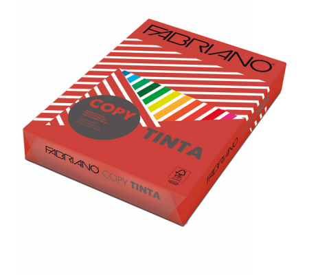 Carta Copy Tinta - A3 - 80 gr - colori forti rosso - conf. 250 fogli - Fabriano - 60529742 - 8001348133353 - DMwebShop