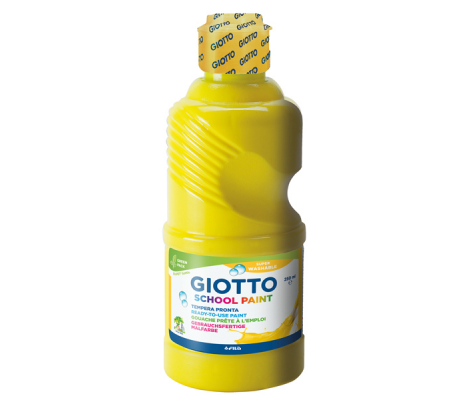 Tempera pronta - 250 ml - giallo - Giotto - 530802 - 8000825005206 - DMwebShop