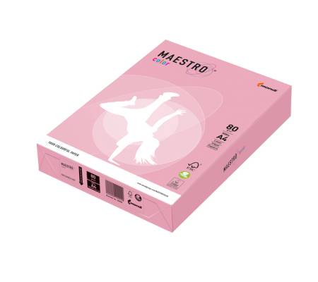 Carta Maestro Color - A4 - 80 gr - rosa tenue OPI74 - conf. 500 fogli - Mondi - 7005 - 9003974422800 - DMwebShop