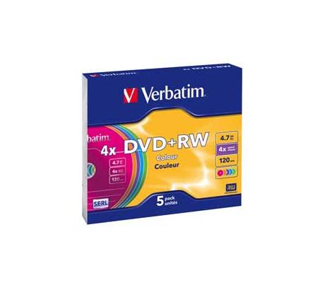 Scatola 5 DVD+RW - colore - 4,7 Gb - Verbatim - 43297 - 23942432975 - DMwebShop